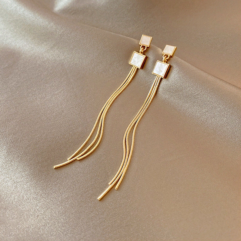 Simple Tassel Temperament  Earrings