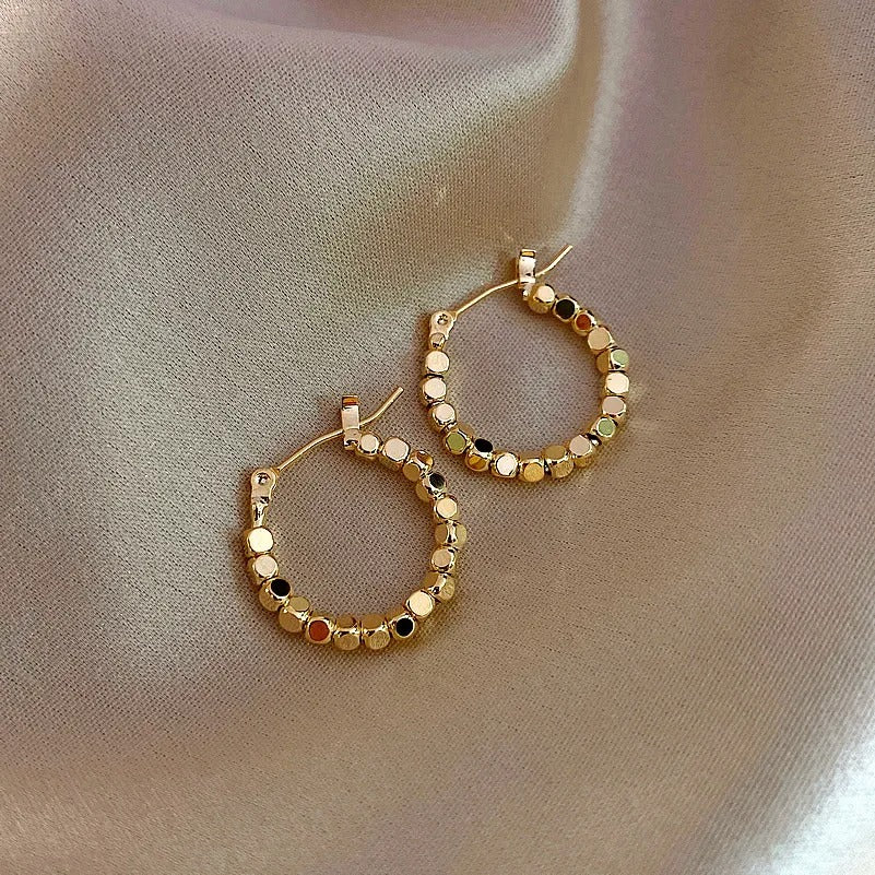 Luxury Star Zircon Hoop Earrings for Women