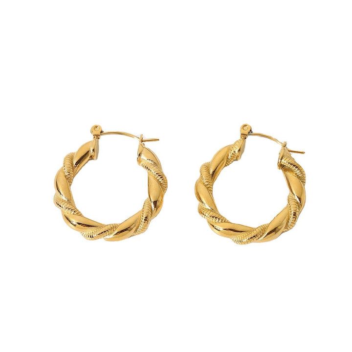 18K Gold Plated Stainless Steel Earrings