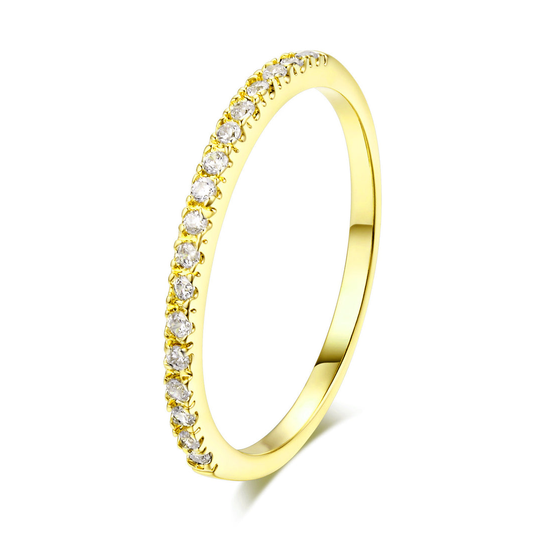 Micro pave zirconia rings for women