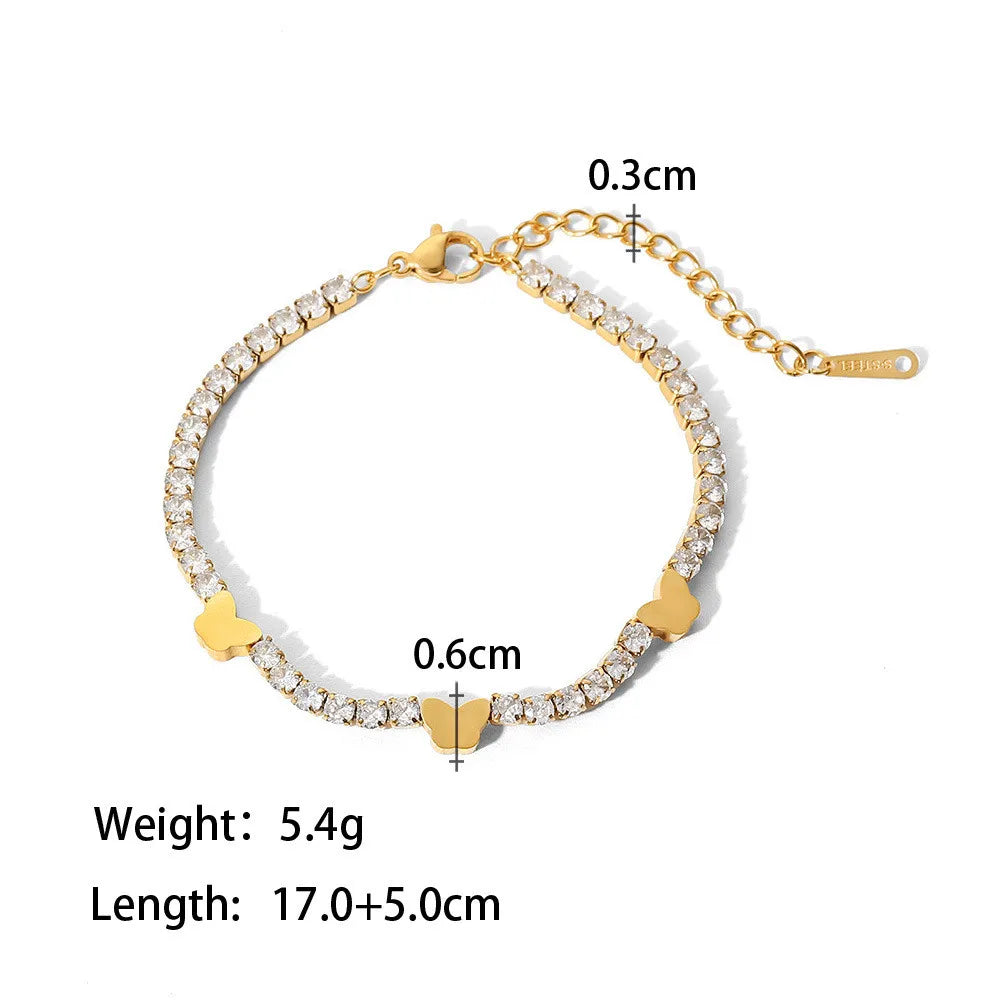 Trendy Dainty Tennis Bracelet – AAA+ Cubic Zirconia