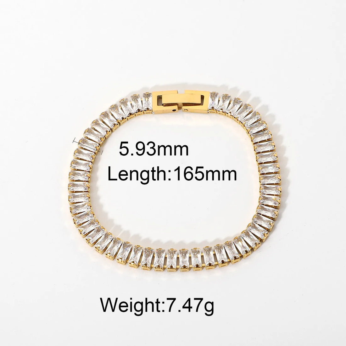 Trendy Dainty Tennis Bracelet – AAA+ Cubic Zirconia