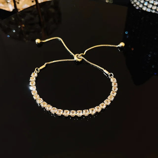 Fashion Delicate Four leaf Grass Gold Color Bracelets