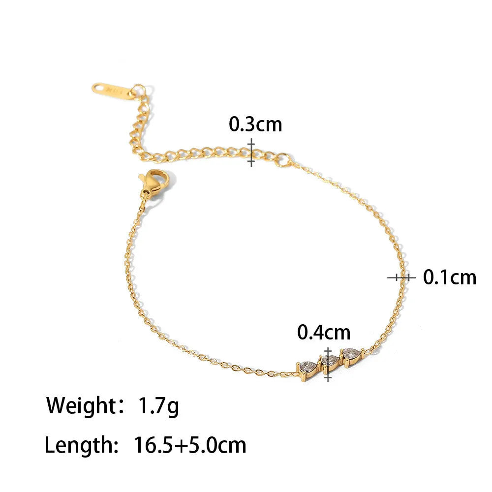 Trendy Dainty Tennis Bracelet – AAA+ Cubic Zirconia