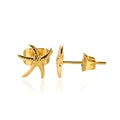 Water Drop Zircon Stars Stud Earrings For Women