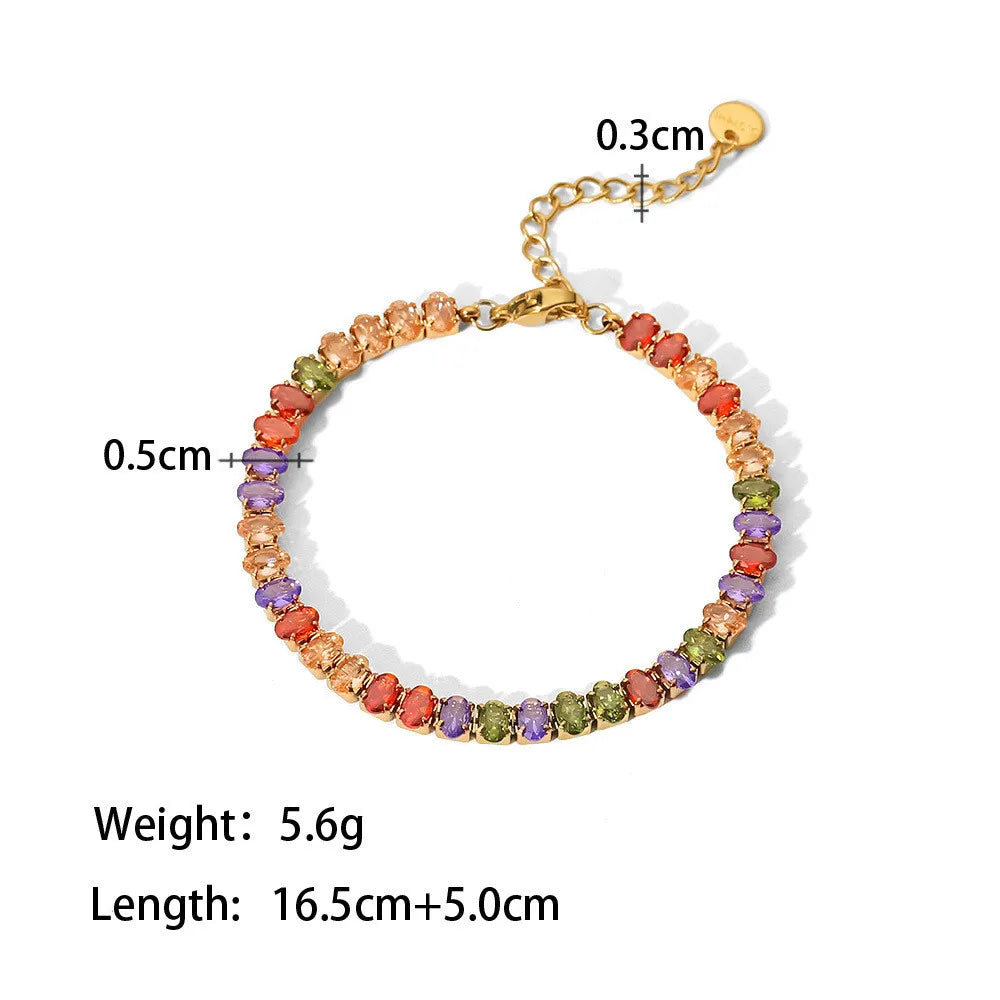 Trendy Dainty Tennis Bracelet – AAA+ Cubic Zirconia