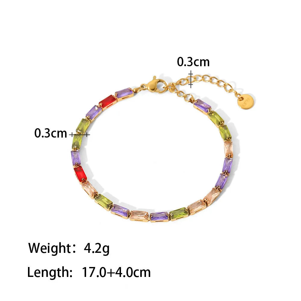 Trendy Dainty Tennis Bracelet – AAA+ Cubic Zirconia