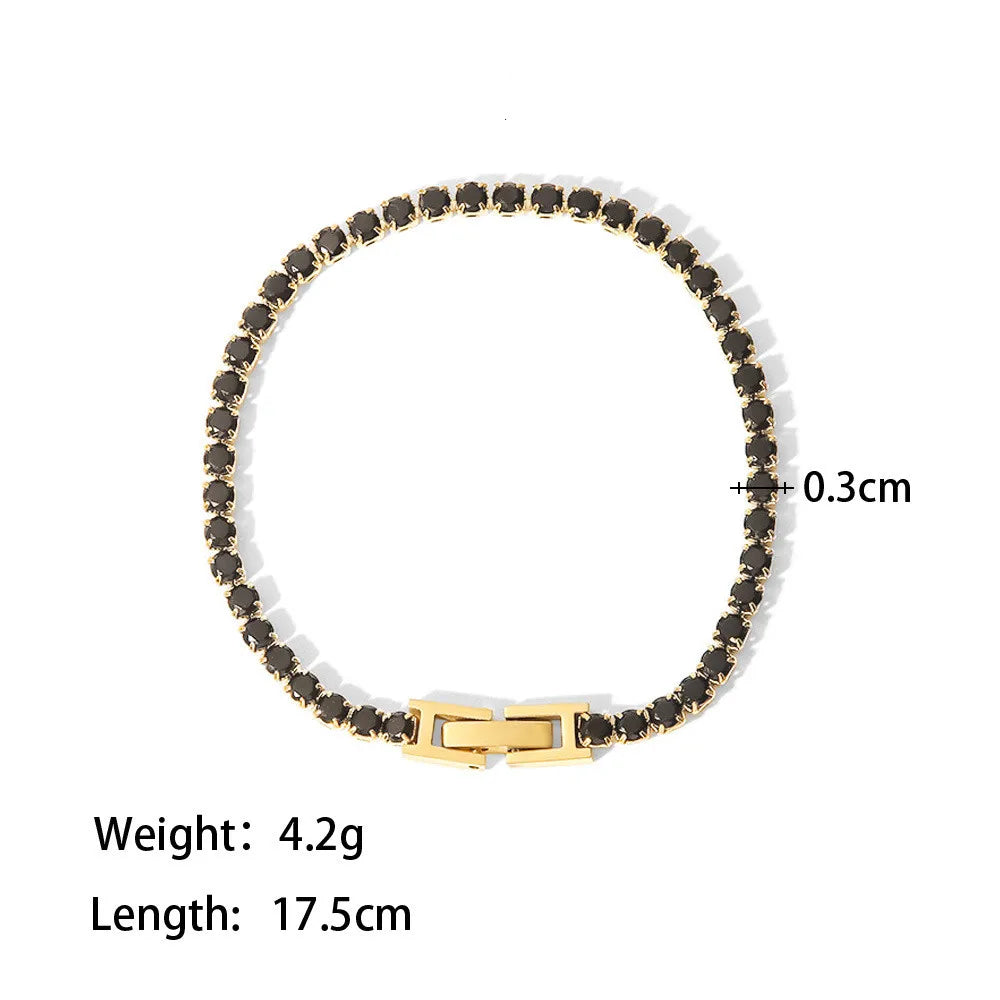 Trendy Dainty Tennis Bracelet – AAA+ Cubic Zirconia