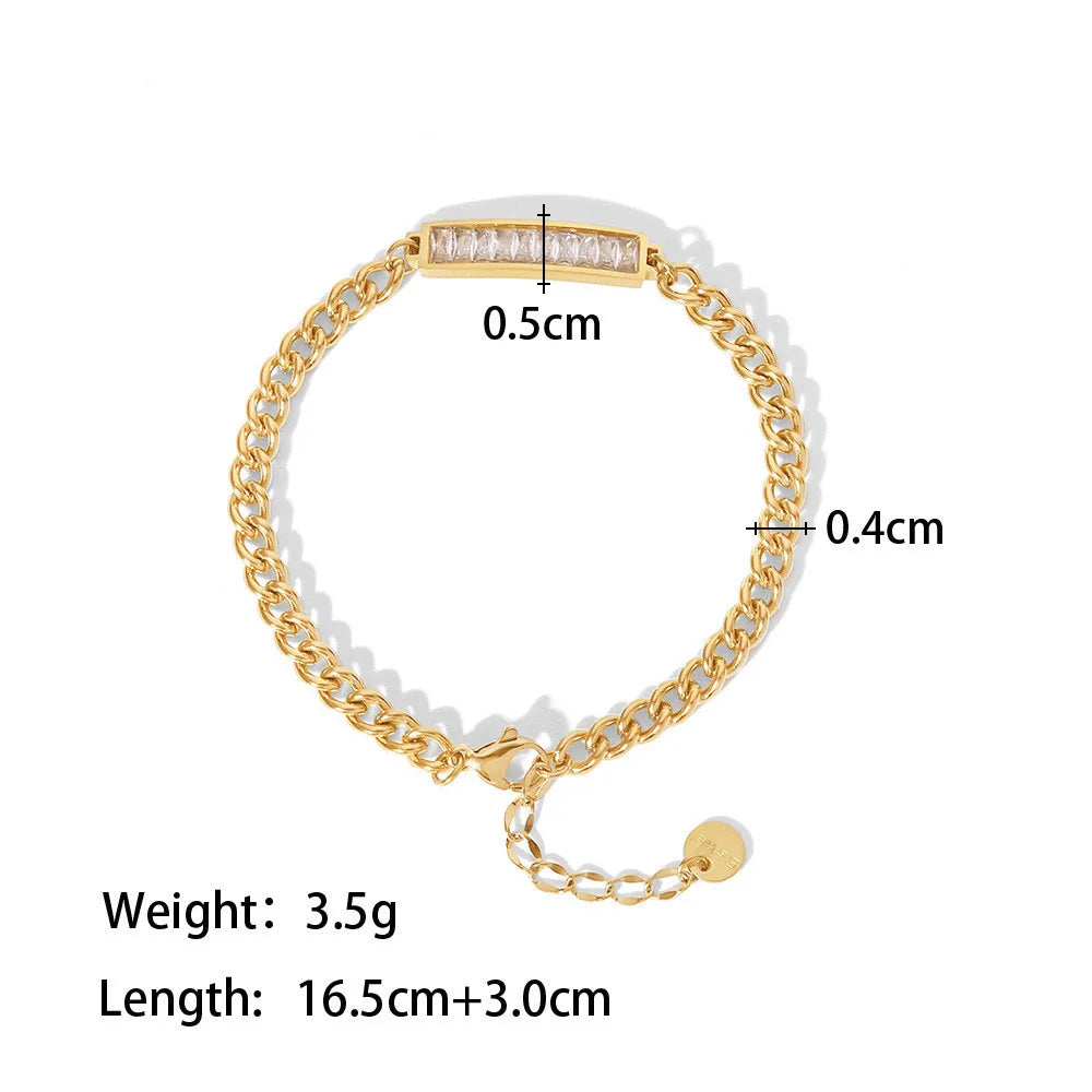 Trendy Dainty Tennis Bracelet – AAA+ Cubic Zirconia