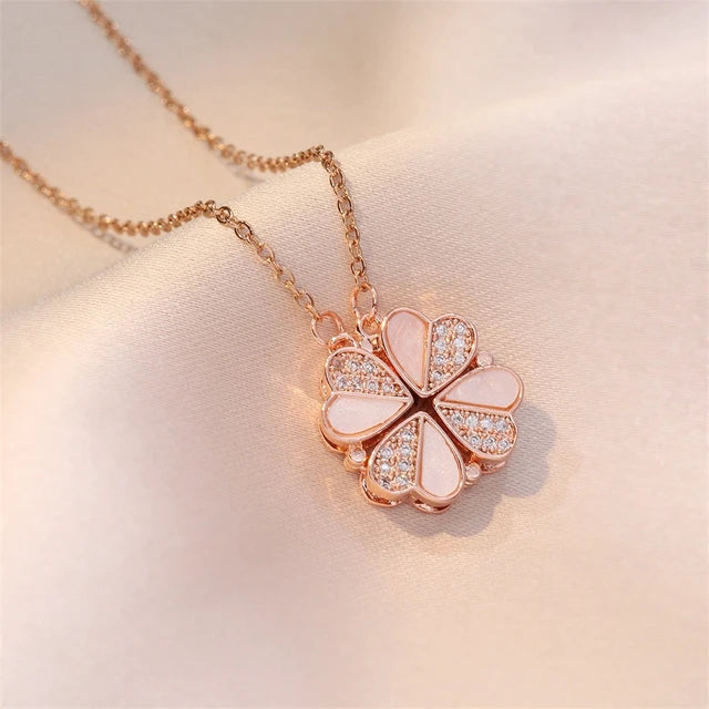 Fashion Retro Lucky Four Leaf Clover Women