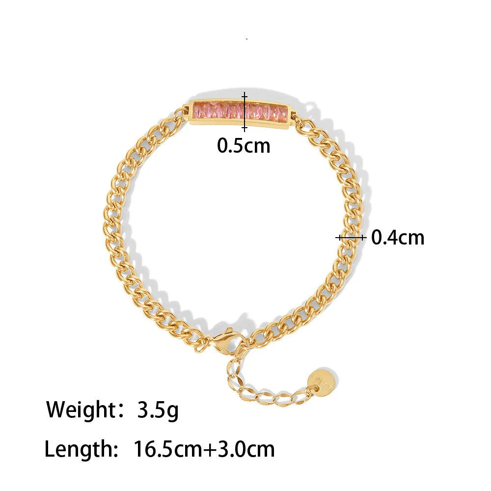 Trendy Dainty Tennis Bracelet – AAA+ Cubic Zirconia