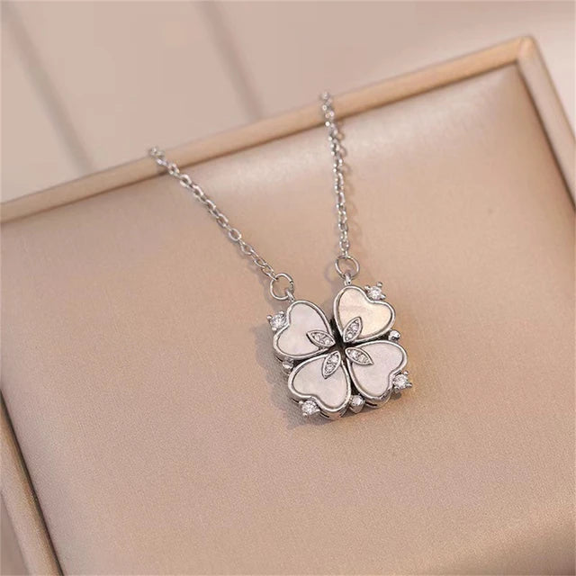 Fashion Retro Lucky Four Leaf Clover Women