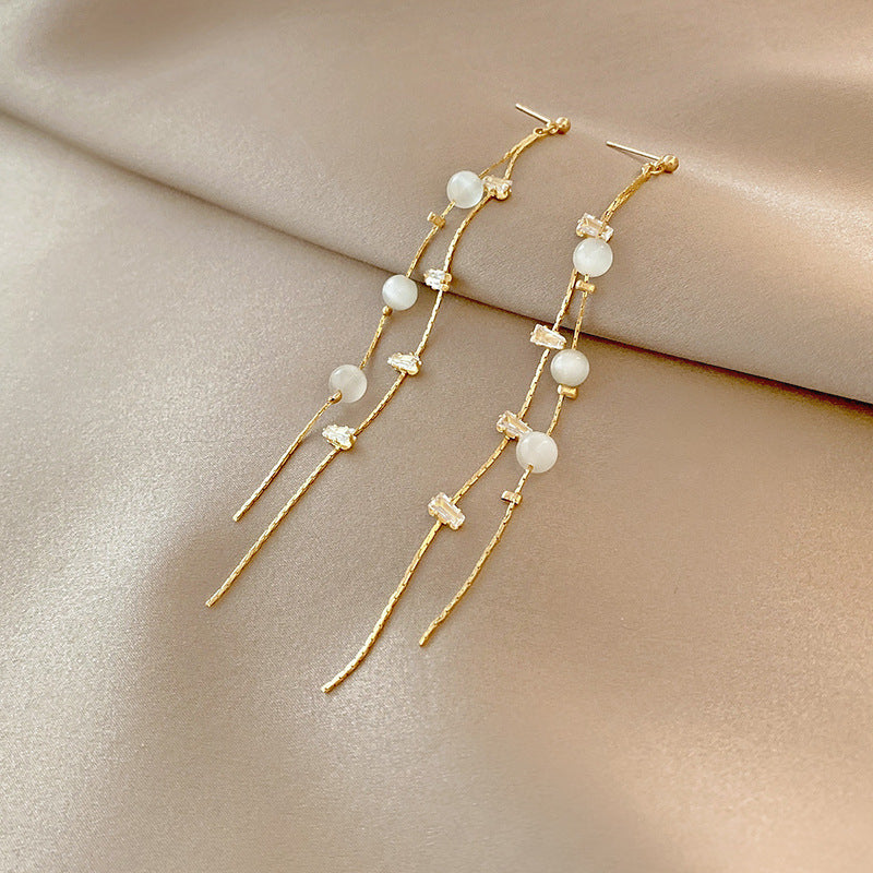 Simple Tassel Temperament  Earrings