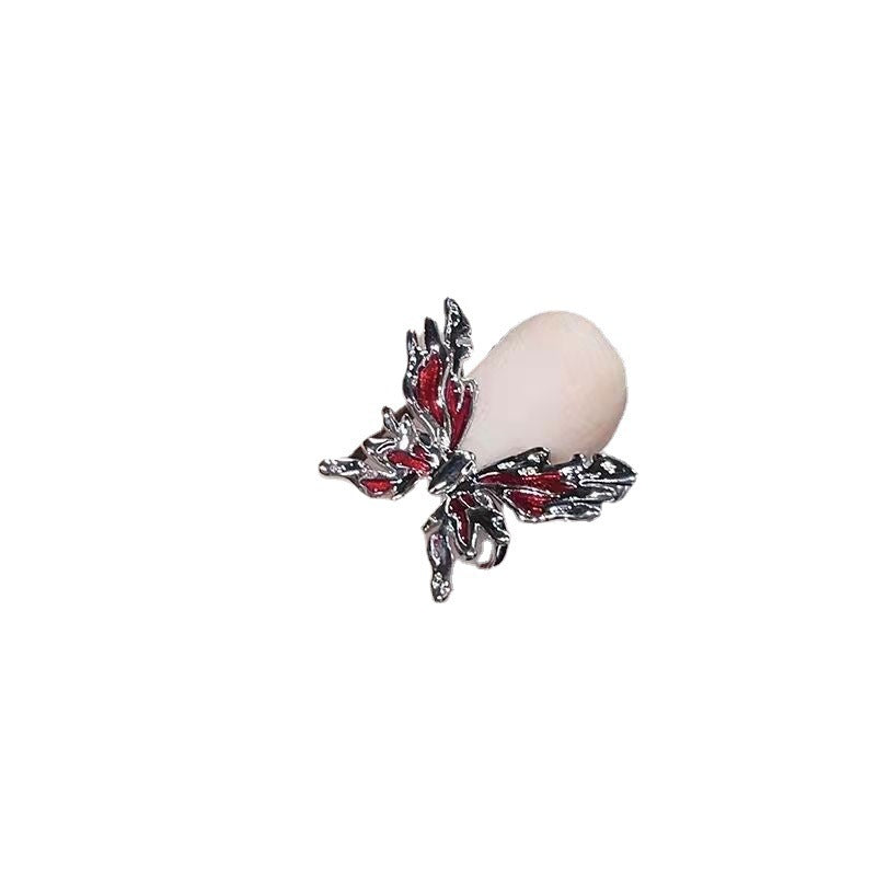 Red Butterfly Ring Opening Adjustable