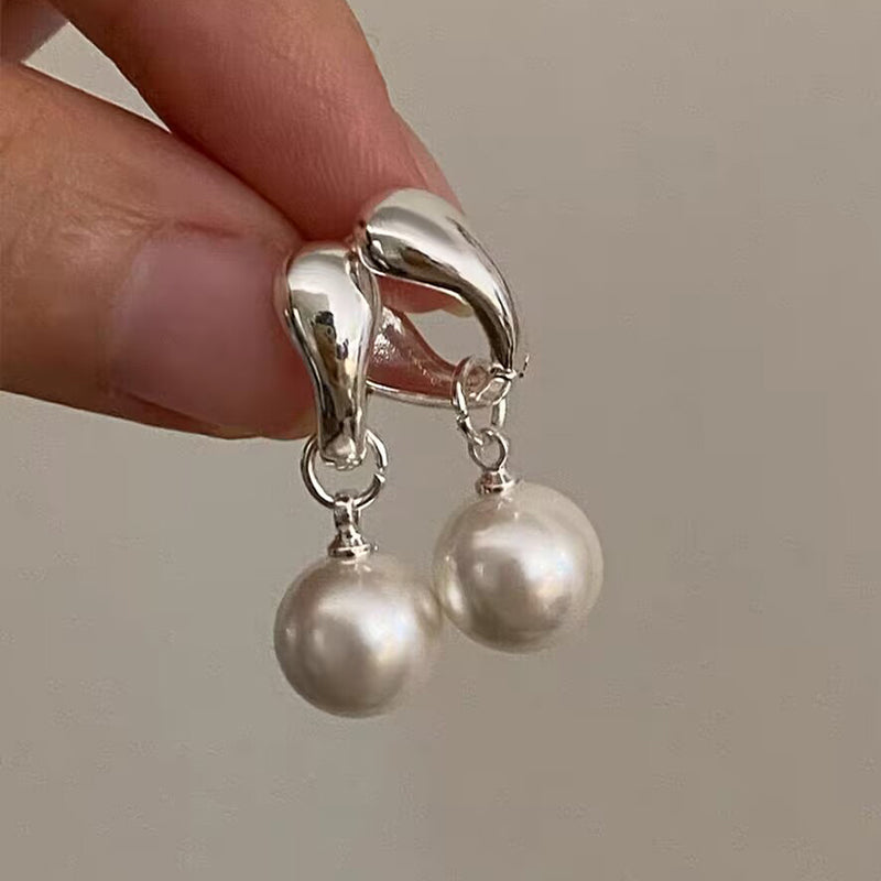 Double Loop Design Drop Earrings for Women